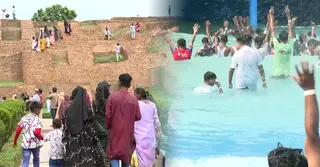 ঈদের আনন্দে বগুড়ার পার্কগুলোতে দর্শনার্থীদের ভিড়